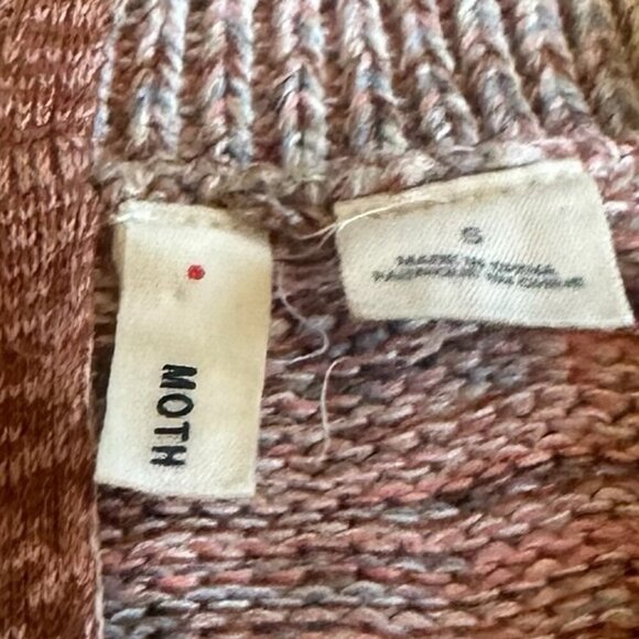 Moth Anthropologie Anita Swing Top Sweater Loose Weave Flowy Boho Size Small - Picture 14 of 14